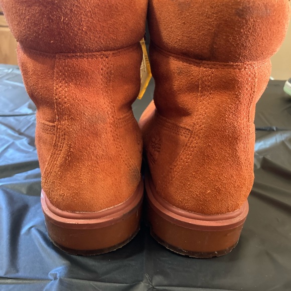 Timberland men’s orange waterproof boot - Picture 7 of 10